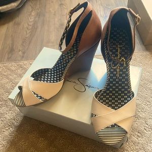 Jessica Simpson wedge Sandal coconut/tan